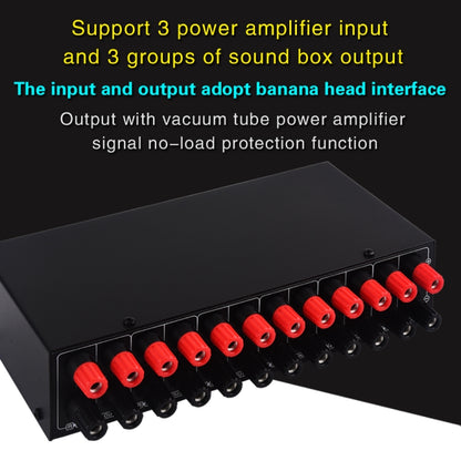 B036 3 Input 3 Output Power Amplifier And Speaker Switcher Speaker Switch Splitter Comparator - free shipping - PMC Jewellery - Order now!