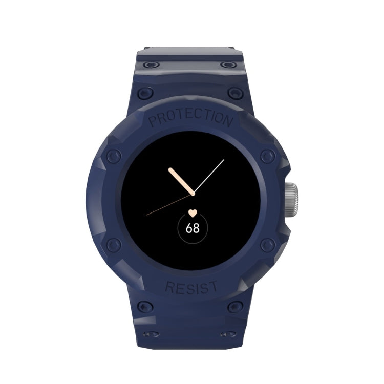 For Google Pixel Watch JUNSUNMAY Integrated TPU Adjustable Elastic Watch Band(Black) - Watch Bands by JUNSUNMAY | Online Shopping South Africa | PMC TechLife | Buy Now Pay Later Mobicred