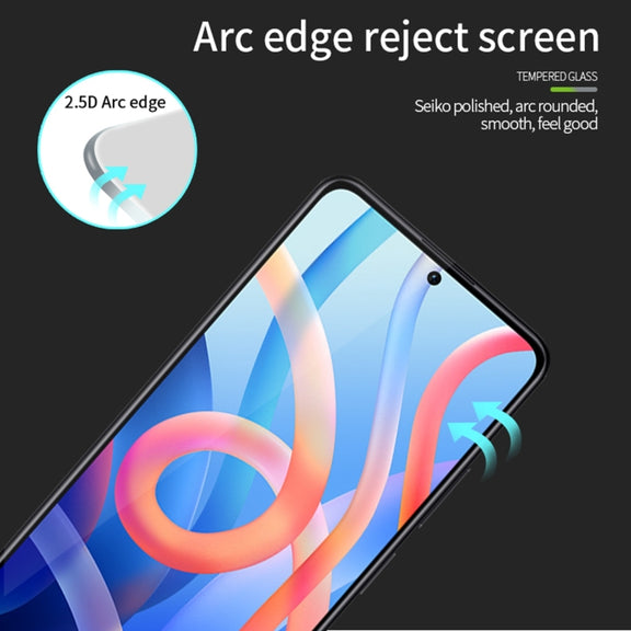 For Xiaomi Redmi Note 12S PINWUYO 9H 2.5D Full Screen Tempered Glass Film(Black)
