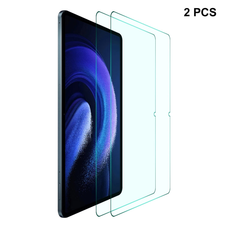 For Xiaomi Pad 6 / Pad 6 Pro 2pcs ENKAY Hat-Prince 0.33mm Explosion-proof Tempered Glass Film - free shipping - PMC Jewellery - Order now!
