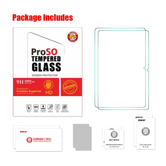 For Xiaomi Pad 6 / Pad 6 Pro 2pcs ENKAY Hat-Prince 0.33mm Explosion-proof Tempered Glass Film