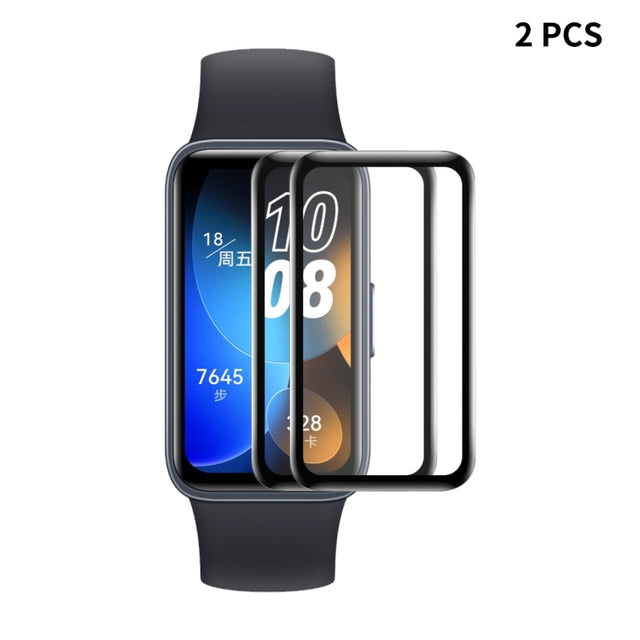 2pcs For Huawei Band 8 / 9 ENKAY Hat-Prince 3D Full Coverage Soft PC Edge + PMMA HD Screen Protector Film