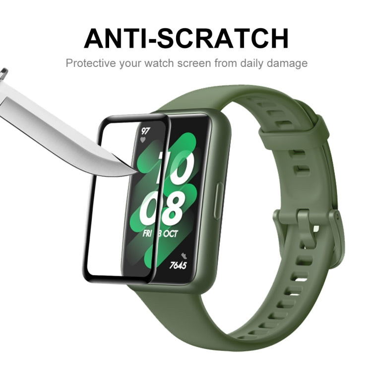 2pcs For Huawei Band 8 / 9 ENKAY Hat-Prince 3D Full Coverage Soft PC Edge + PMMA HD Screen Protector Film