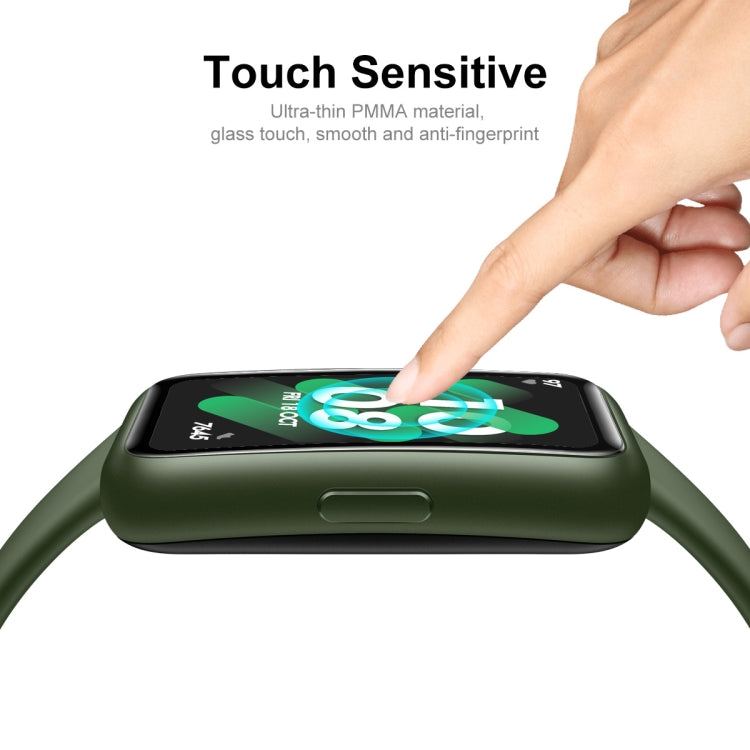 5pcs For Huawei Band 8 ENKAY Hat-Prince 3D Full Coverage Soft PC Edge + PMMA HD Screen Protector Film - Smart Wear by ENKAY | Online Shopping South Africa | PMC TechLife