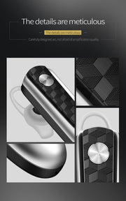 Fineblue HF68 Bluetooth Mini Earphone Business Wireless Earbud Stereo Music Hands-free Calling Earphone Large Battery Capacity Black