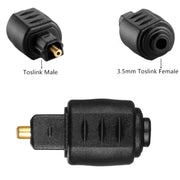 JUNSUNMAY Optical 3.5mm Female Mini Jack Plug to Digital Toslink Male Audio Adapter Connector