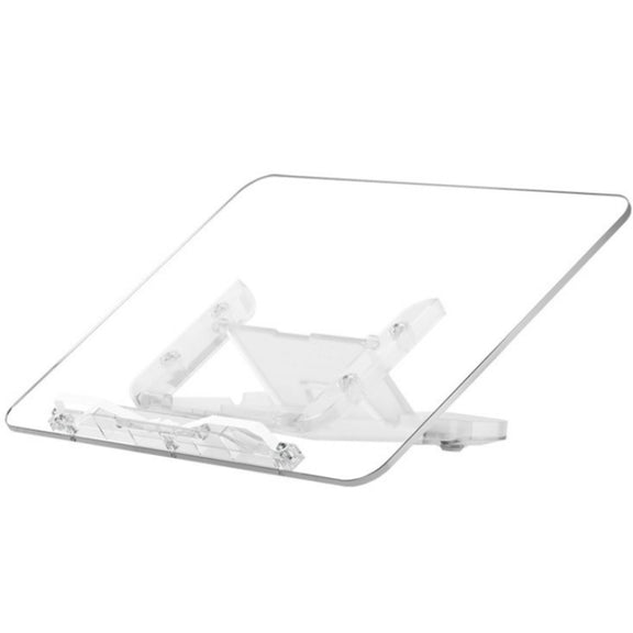 BG-2Y For iPad Tablet PC Angle Adjustable Transparent Acrylic Reading Bookshelf