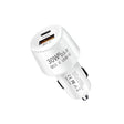 P29 48W PD30W + QC3.0 18W USB Dual Port Car Charger(White) - free shipping - PMC TechLife - Order now!