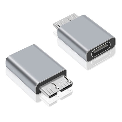 2 PCS JUNSUNMAY USB-C / Type-C Female to Male USB 3.0 Micro B Adapter Converter - Cable & Adapters by JUNSUNMAY | Online Shopping South Africa | PMC Jewellery | Buy Now Pay Later Mobicred
