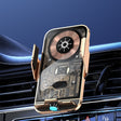 C11 Car 15W Automatically Open Transparent Type-C Wireless Charger Stand(Gold) - free shipping - PMC TechLife - Order now!
