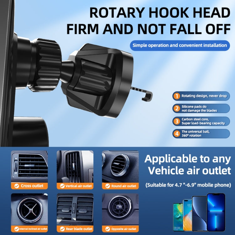 Q7 Magnetic Wireless Fast Charging Car Mobile Phone Charger Bracket with Start Button (Silver) - Wireless Charger Holders by PMC TechLife | Online Shopping South Africa | PMC TechLife