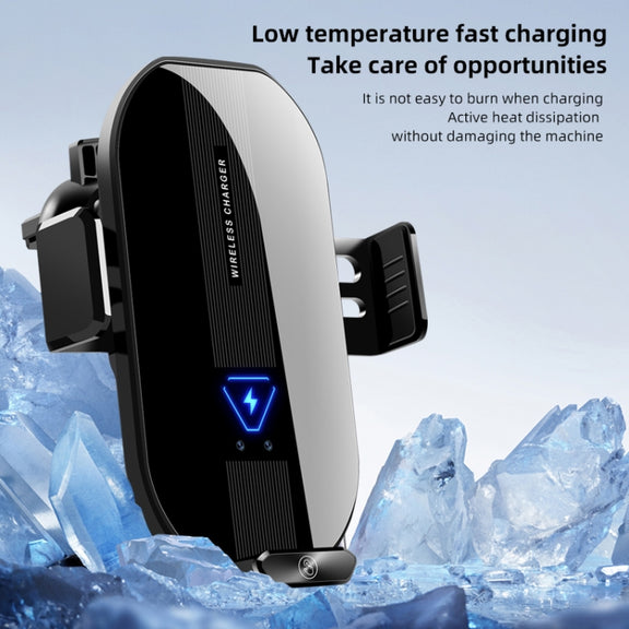 A9 Car 15W Fast Charging Magnetic Auto Sensitive QI Wireless Charger