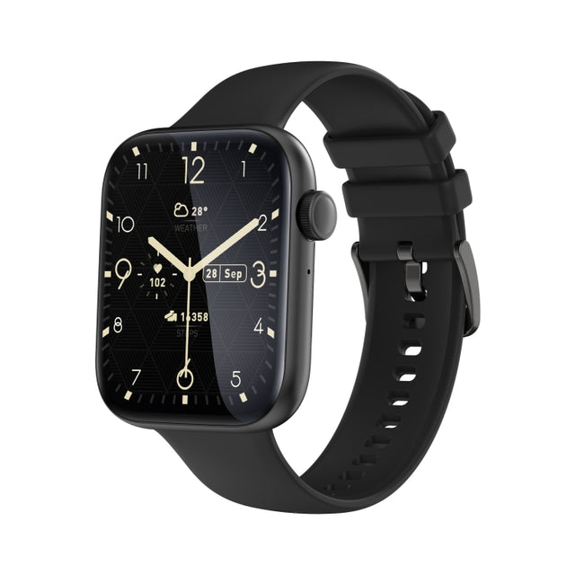 P59 2.01 inch Color Screen Smart Watch,Support Heart Rate Monitoring / Blood Pressure Monitoring / Blood Oxygen Monitoring(Black)
