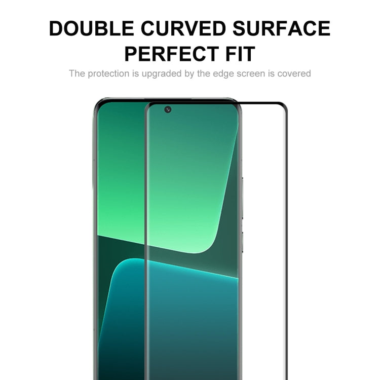 For Xiaomi 13 Pro / 13 Ultra 5pcs ENKAY Hat-Prince  3D Curved Full Glue Tempered Glass Film