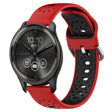 For GarminMove Trend 20mm Breathable Two-Color Silicone Watch Band(Red+Black) - Watch Bands by PMC TechLife | Online Shopping South Africa | PMC TechLife