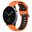 For Amazfit GTR Mini 20mm Breathable Two-Color Silicone Watch Band(Orange+Black) - Watch Bands by PMC TechLife | Online Shopping South Africa | PMC TechLife