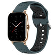 For Amazfit GTS 2 20mm Breathable Two-Color Silicone Watch Band(Olive Green+Black) -  by PMC TechLife | Online Shopping South Africa | PMC TechLife