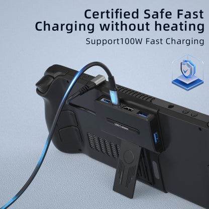 V266 For Steam Deck 5 in 1 Bracket Docking Station Charging Base Support 4K/60Hz USB3.0 - free shipping - PMC Jewellery - Order now!