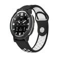 For Garmin Instinct Crossover 22mm Sports Breathable Silicone Watch Band(Black+White) -  by PMC TechLife | Online Shopping South Africa | PMC TechLife