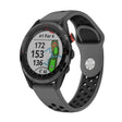 For Garmin Approach S62 22mm Sports Breathable Silicone Watch Band(Grey+Black) -  by PMC TechLife | Online Shopping South Africa | PMC TechLife