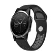 For Garmin Fenix 5 22mm Sports Breathable Silicone Watch Band(Black+Grey) -  by PMC TechLife | Online Shopping South Africa | PMC TechLife