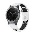 For Garmin Quatix 5 22mm Sports Breathable Silicone Watch Band(White+Black) -  by PMC TechLife | Online Shopping South Africa | PMC TechLife