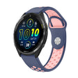For Garmin Forerunner 965 22mm Sports Breathable Silicone Watch Band(Midnight Blue+Pink) -  by PMC TechLife | Online Shopping South Africa | PMC TechLife
