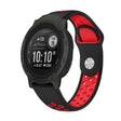 For Garmin Instinct 2 22mm Sports Breathable Silicone Watch Band(Black+Red) -  by PMC TechLife | Online Shopping South Africa | PMC TechLife