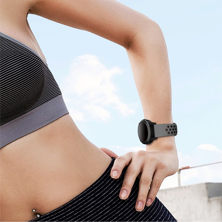 For Garmin Forerunner 955 22mm Sports Breathable Silicone Watch Band(Red+Black) -  by PMC TechLife | Online Shopping South Africa | PMC TechLife