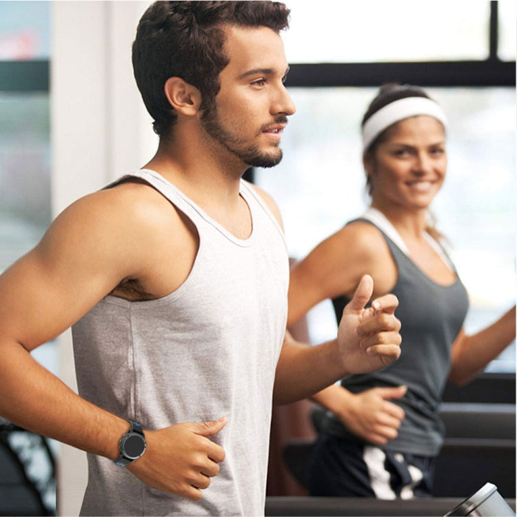 For Garmin Forerunner 945 22mm Sports Breathable Silicone Watch Band(White+Black) -  by PMC TechLife | Online Shopping South Africa | PMC TechLife