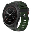 For Garmin Tactix 7 Pro 26mm Camouflage Printed Silicone Watch Band(Army Green+Bamboo Camouflage) -  by PMC TechLife | Online Shopping South Africa | PMC TechLife