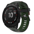 For Garmin Fenix 6X 26mm Camouflage Printed Silicone Watch Band(Army Green+Bamboo Camouflage) -  by PMC TechLife | Online Shopping South Africa | PMC TechLife