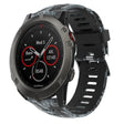For Garmin Fenix 5X Sapphire 26mm Camouflage Printed Silicone Watch Band(Black+Digital  Camouflage) -  by PMC TechLife | Online Shopping South Africa | PMC TechLife