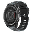 For Garmin Fenix 3 HR 26mm Camouflage Printed Silicone Watch Band(Black+Digital  Camouflage) -  by PMC TechLife | Online Shopping South Africa | PMC TechLife