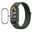 For Xiaomi Mi Band 8 ENKAY Hat-Prince 2 in 1 Set Full Coverage Screen Protector + Nylon Loop Watch Band(Army Green) - free shipping - PMC TechLife - Order now!