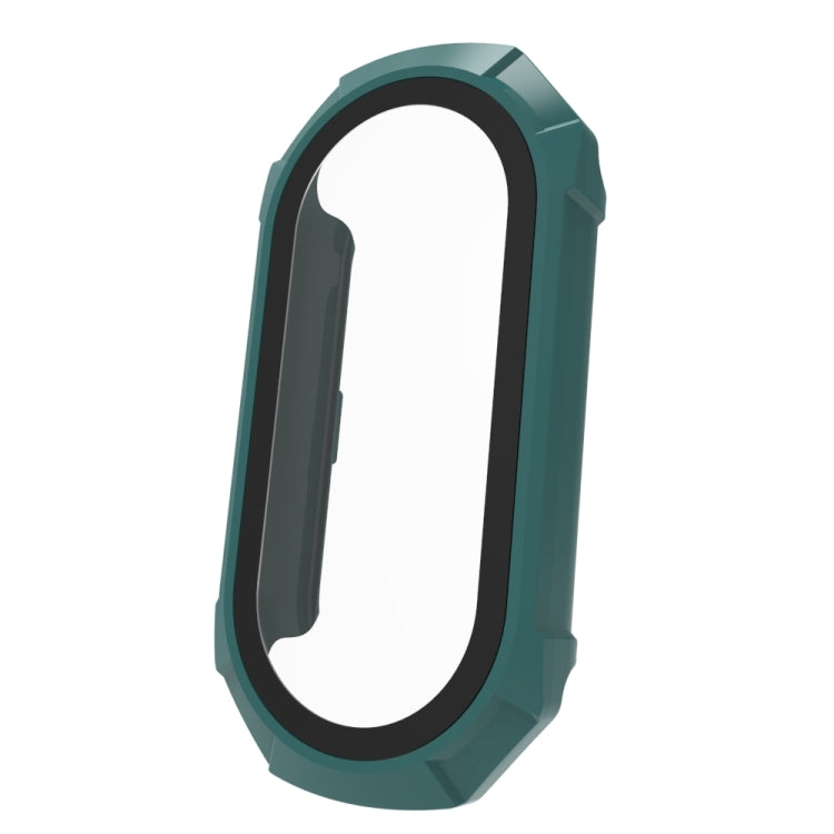 For Xiaomi Mi Band 8 ENKAY Hat-Prince Full Coverage PC Frame + Tempered Glass Film Watch Case(Green) - free shipping - PMC TechLife - Order now!