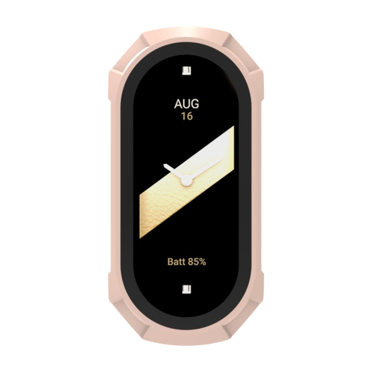For Xiaomi Mi Band 8 ENKAY Hat-Prince Full Coverage PC Frame + Tempered Glass Film Watch Case(Blue)