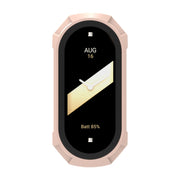 For Xiaomi Mi Band 8 ENKAY Hat-Prince Full Coverage PC Frame + Tempered Glass Film Watch Case(Green)