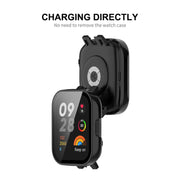 For Redmi Watch 3 ENKAY Hat-Prince Full Coverage PC Frame + Tempered Glass Film Watch Case(Pink)