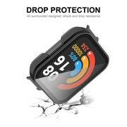 For Redmi Watch 3 ENKAY Hat-Prince Full Coverage PC Frame + Tempered Glass Film Watch Case(Transparent)