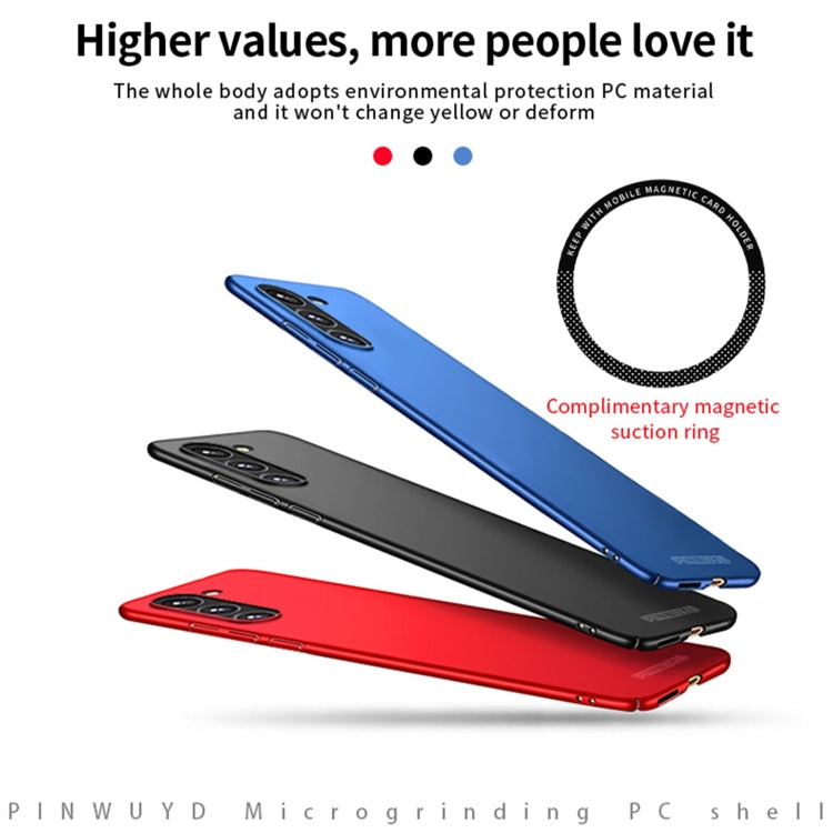 For Samsung Galaxy S23+ 5G PINWUYO Magnetic Magsafe Frosted PC Ultra-thin Hard Phone Case(Black) - Galaxy S23+ 5G Cases by PINWUYO | Online Shopping South Africa | PMC TechLife