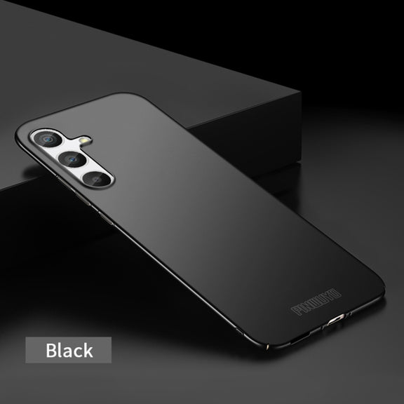 For Samsung Galaxy A34 5G PINWUYO Magnetic Magsafe Frosted PC Ultra-thin Hard Phone Case(Black)