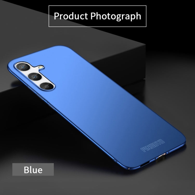 For Samsung Galaxy A34 5G PINWUYO Magnetic Magsafe Frosted PC Ultra-thin Hard Phone Case(Blue) - free shipping - PMC TechLife - Order now!