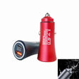 P20 38W PD3.0 20W + QC3.0 USB Safety Hammer Car Charger(Red) - Car Charger by PMC TechLife | Online Shopping South Africa | PMC TechLife