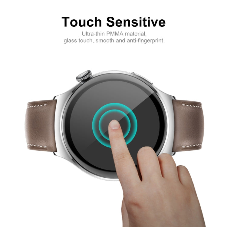 2pcs For Huawei Watch 4 ENKAY 3D Full Coverage Soft PC Edge + PMMA HD Screen Protector Film