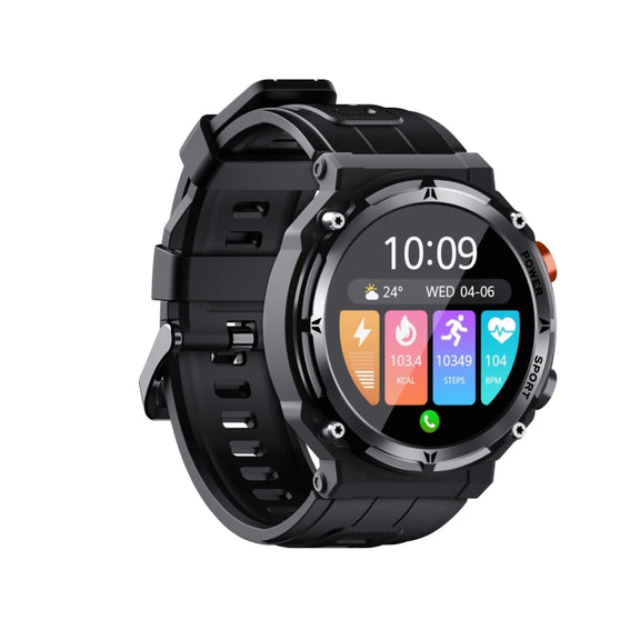 C21pro 1.39 inch Color Screen Smart Watch,Support Heart Rate / Blood Pressure / Blood Oxygen Monitoring(Black)