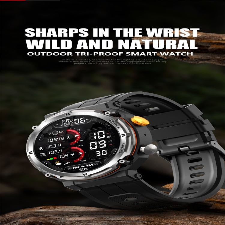 C21pro 1.39 inch Color Screen Smart Watch,Support Heart Rate / Blood Pressure / Blood Oxygen Monitoring(Black)