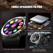 C21pro 1.39 inch Color Screen Smart Watch,Support Heart Rate / Blood Pressure / Blood Oxygen Monitoring(Black)