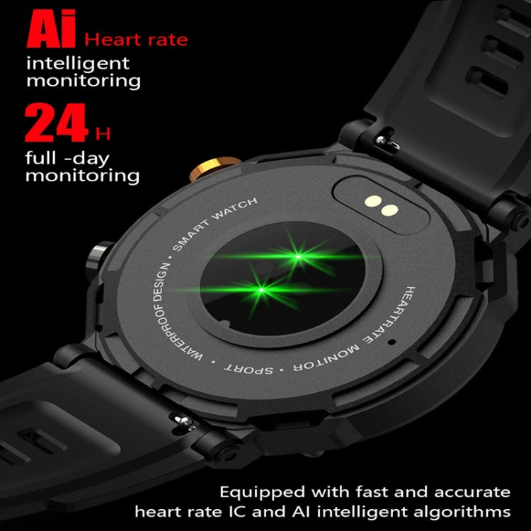 C21pro 1.39 inch Color Screen Smart Watch,Support Heart Rate / Blood Pressure / Blood Oxygen Monitoring(Black)