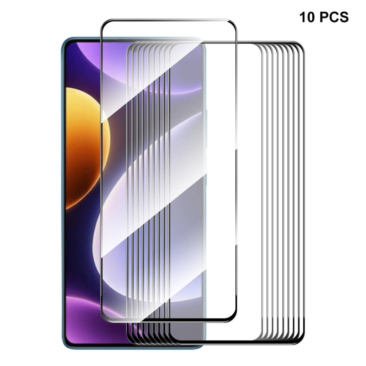 10pcs For Xiaomi Poco F5 / Redmi Note 12 Turbo ENKAY Full Glue High Aluminum-silicon Tempered Glass Film -  by ENKAY | Online Shopping South Africa | PMC TechLife | Buy Now Pay Later Mobicred
